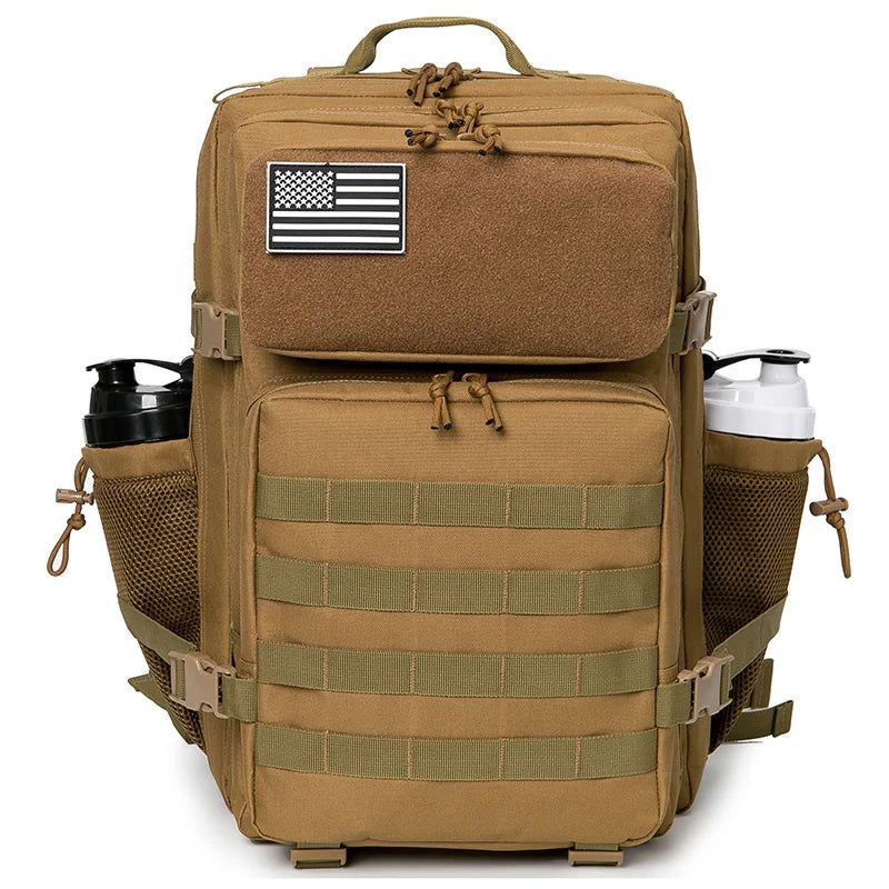 45L MOLLE Tactical Backpack with Bottle Holder 45L MOLLE Tactical Backpack with Bottle Holder