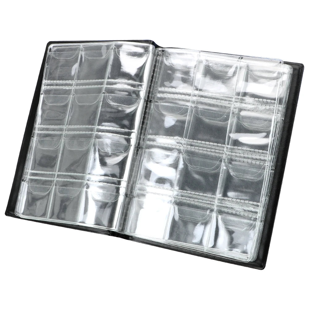 NICEYARD Coin Collection Album – 120/60 Pockets PU Leather Organizer Book NICEYARD Coin Collection Album – 120/60 Pockets PU Leather Organizer Book