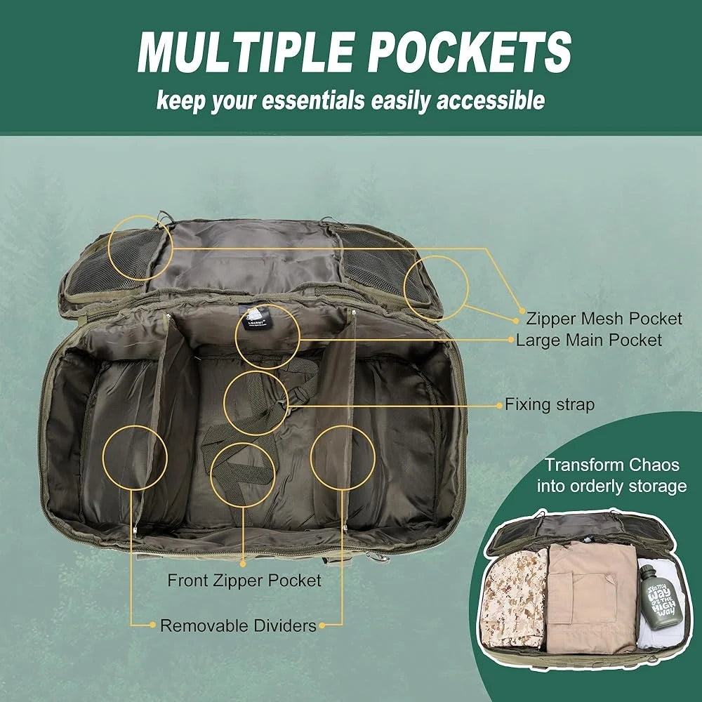 Tactical Duffle Backpack – Gym, Travel & Outdoor Bag Tactical Duffle Backpack – Gym, Travel & Outdoor Bag