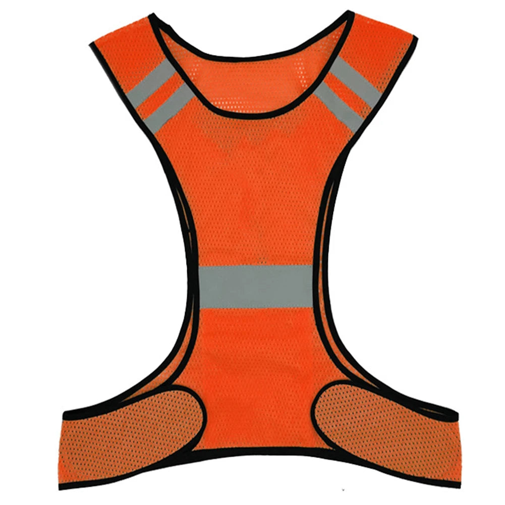 High-Visibility Reflective Running Safety Vest High-Visibility Reflective Running Safety Vest