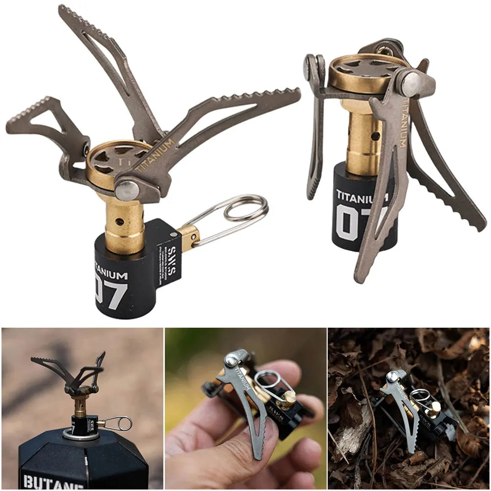 2700W Ultralight Titanium Portable Gas Camping Stove 2700W Ultralight Titanium Portable Gas Camping Stove