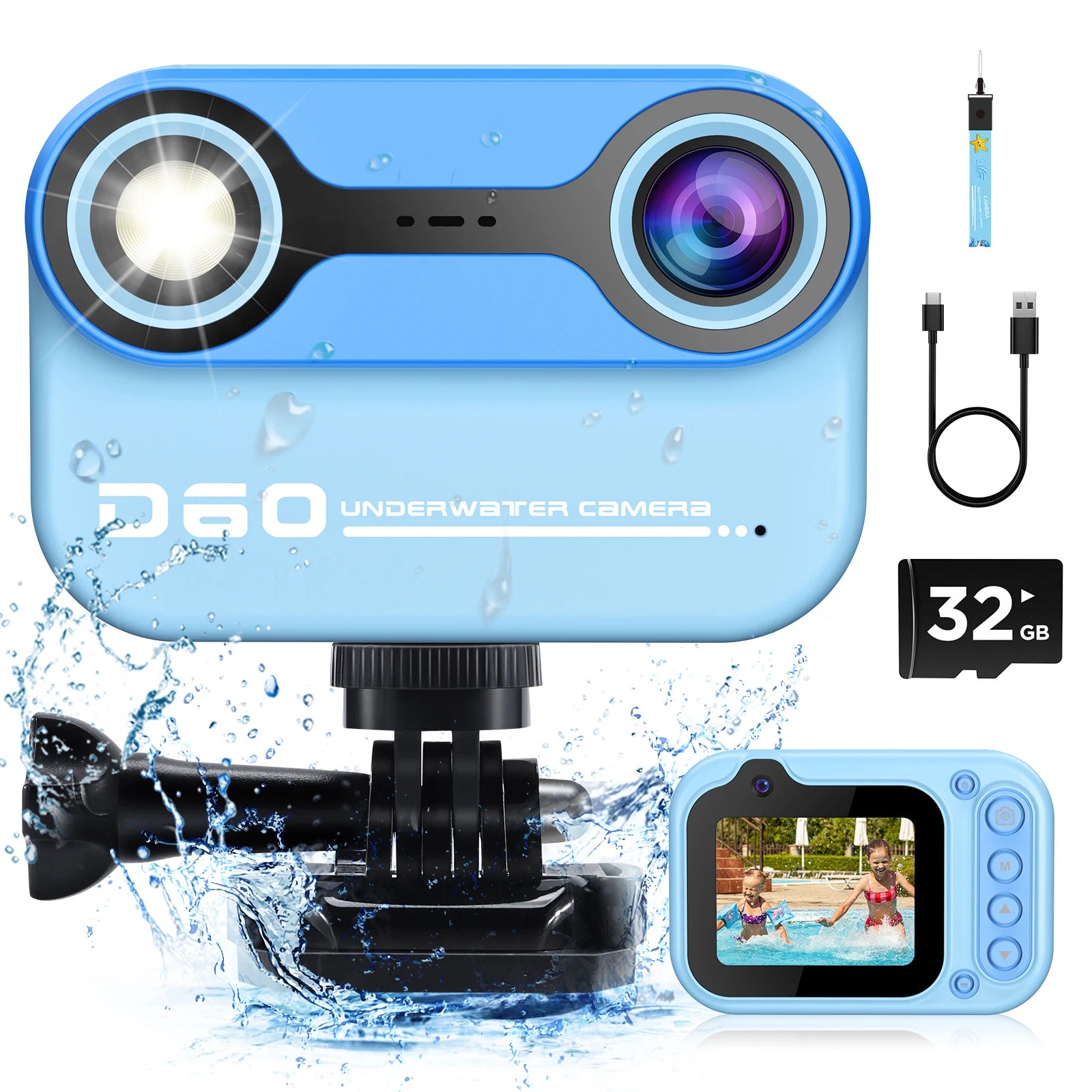 Waterproof Kids HD Camera with 32GB Card Waterproof Kids HD Camera with 32GB Card