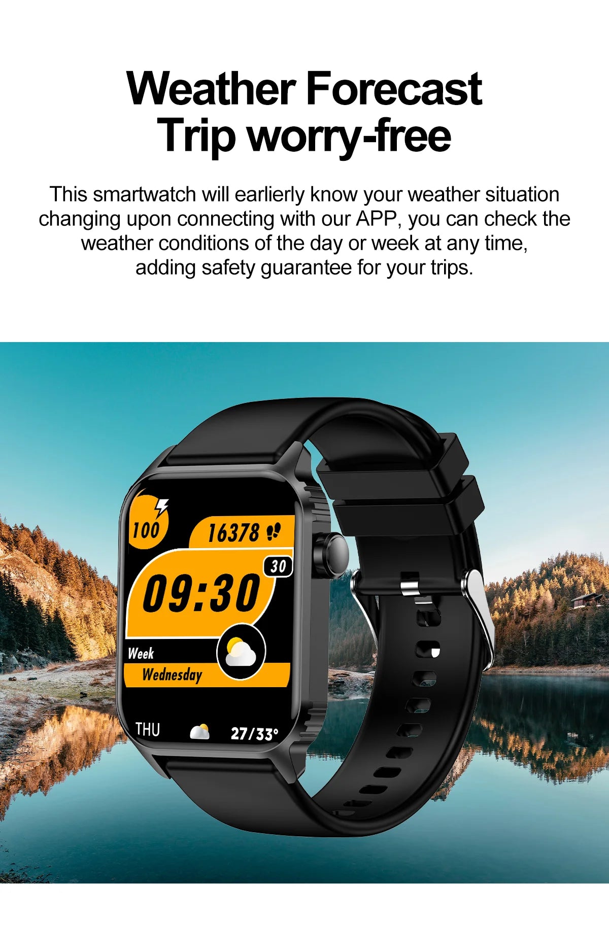1.85 1.85" Smartwatch with Call & Fitness Tracker