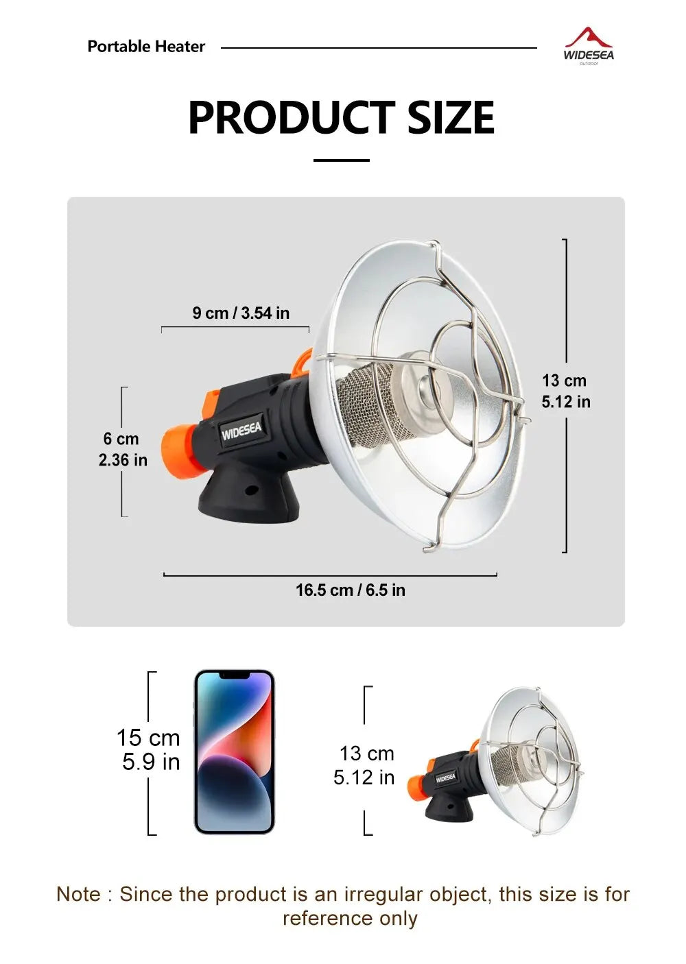 Widesea Portable Stainless Steel Camping Heater – Outdoor Gas Burner & Fireplace Widesea Portable Stainless Steel Camping Heater – Outdoor Gas Burner & Fireplace