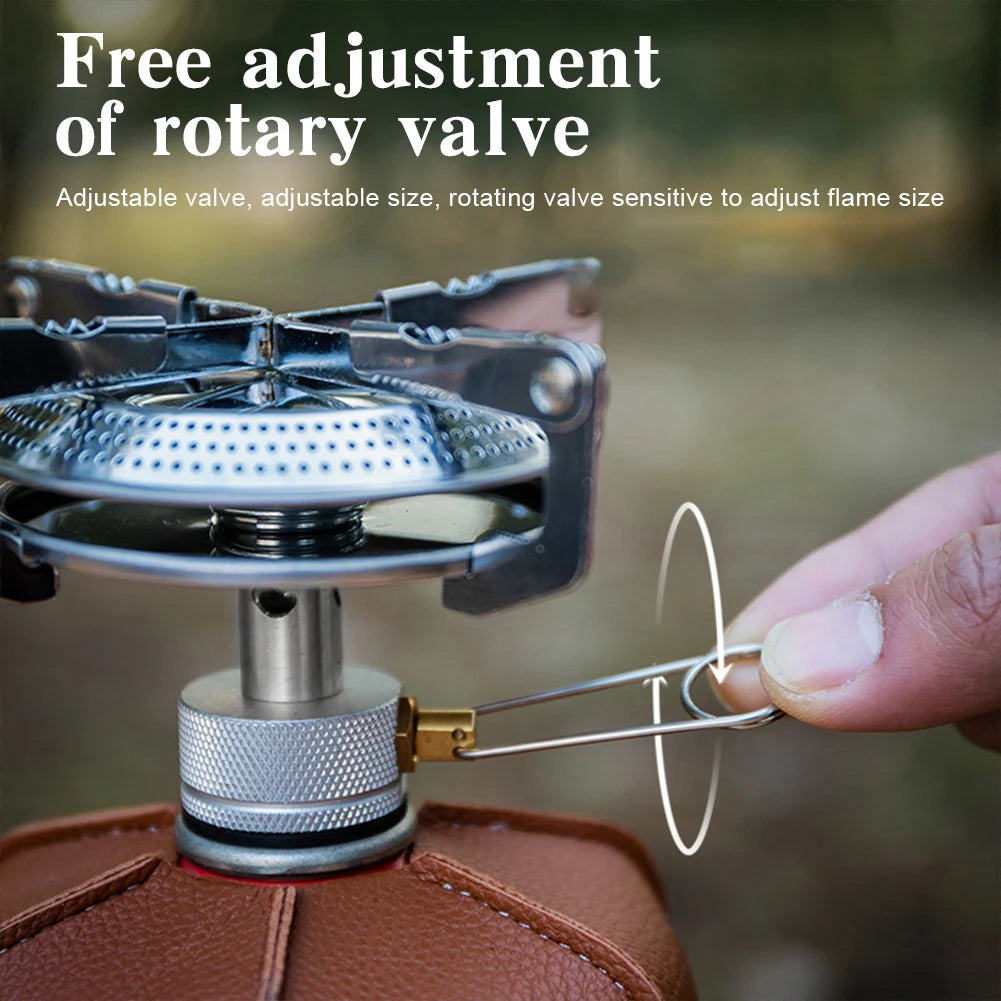 Portable Camping Gas Stove – Lightweight Outdoor Burner with Adjustable Flame & Storage Bag Portable Camping Gas Stove – Lightweight Outdoor Burner with Adjustable Flame & Storage Bag