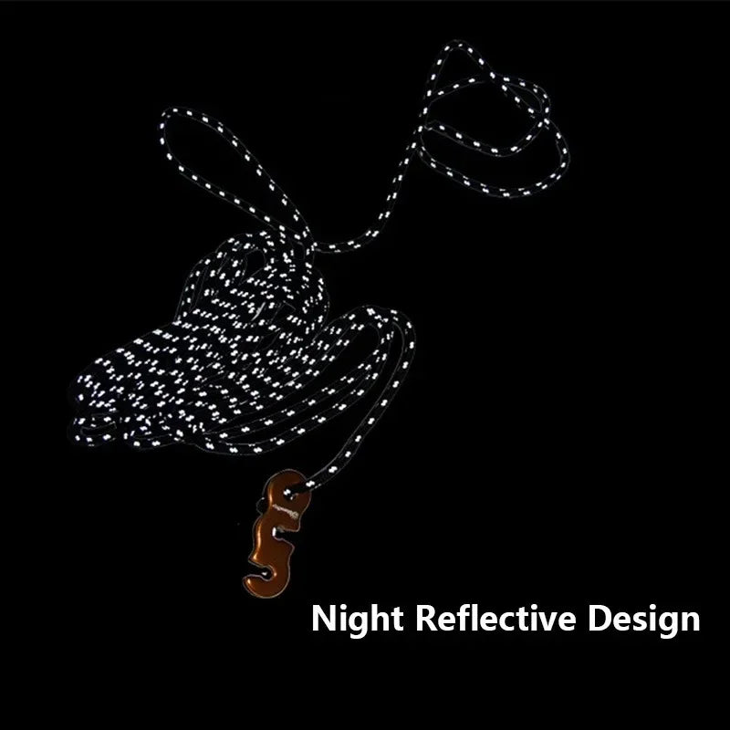 Reflective Tent Ropes (4-Pack) – Windproof Camping Lines with Buckles Reflective Tent Ropes (4-Pack) – Windproof Camping Lines with Buckles