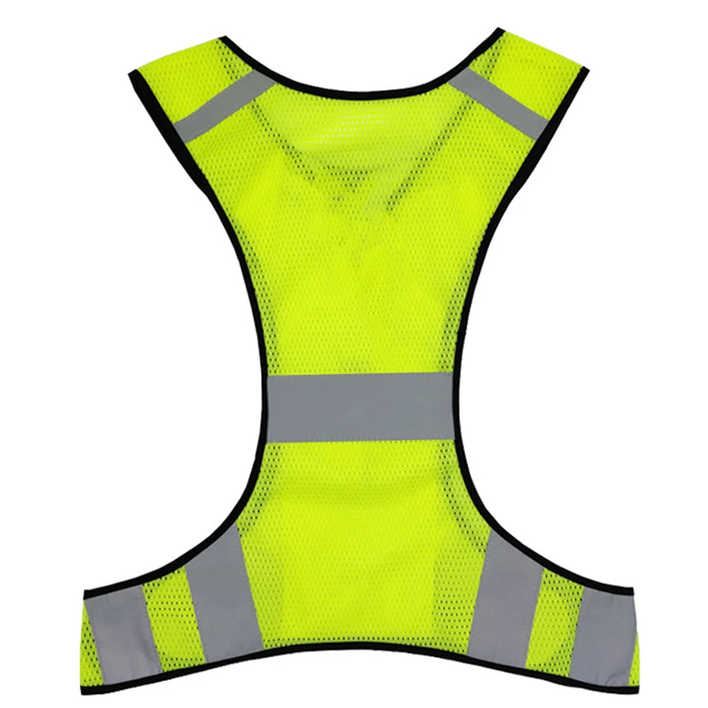 High-Visibility Reflective Running Safety Vest High-Visibility Reflective Running Safety Vest