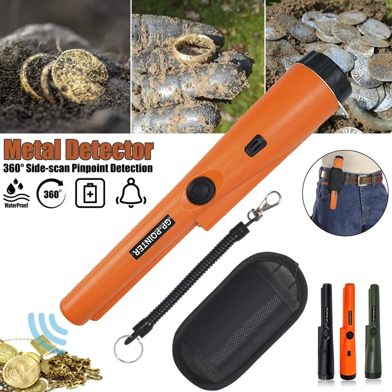 Handheld Metal Detector Pinpointer – 360° Waterproof Finder for Outdoor Treasure Hunting Handheld Metal Detector Pinpointer – 360° Waterproof Finder for Outdoor Treasure Hunting