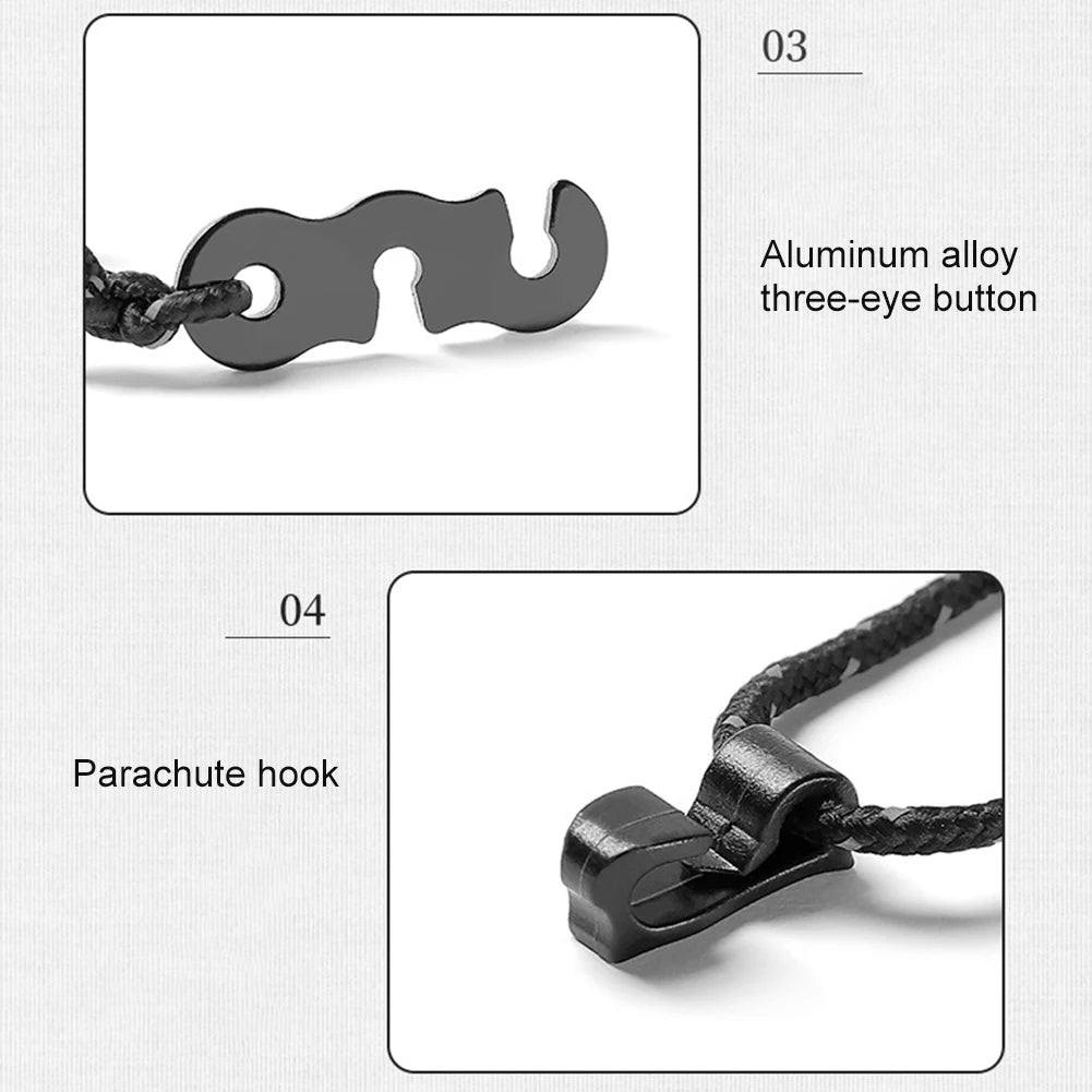 3M Adjustable Camping Clothesline with 12 Clips 3M Adjustable Camping Clothesline with 12 Clips