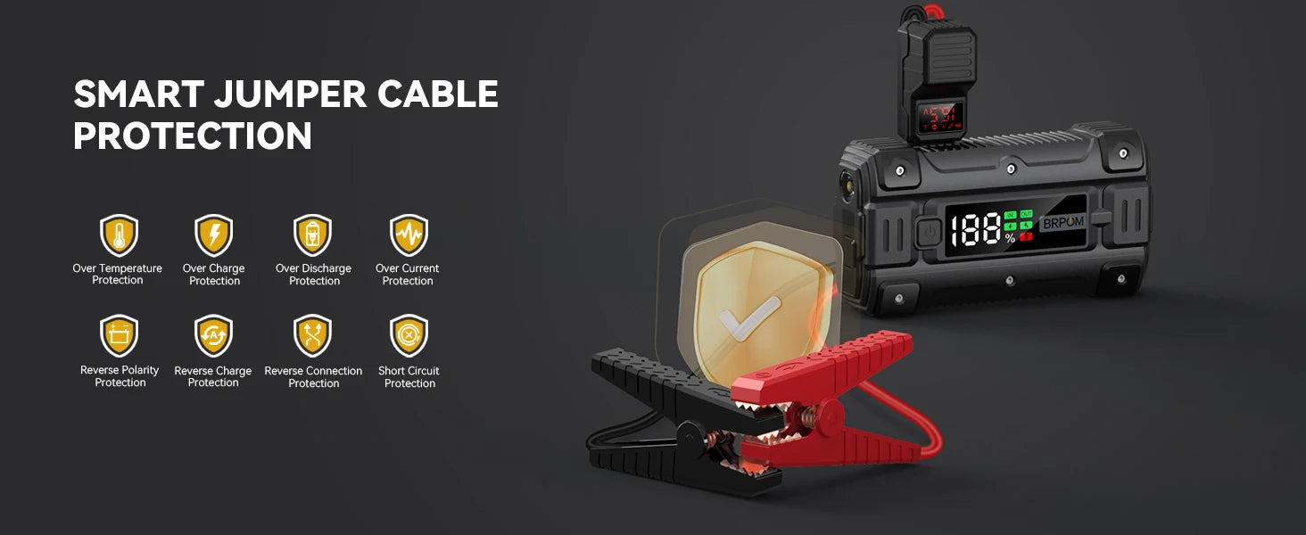 3000A–5000A Car Jump Starter & Power Bank for 12V Vehicles 3000A–5000A Car Jump Starter & Power Bank for 12V Vehicles