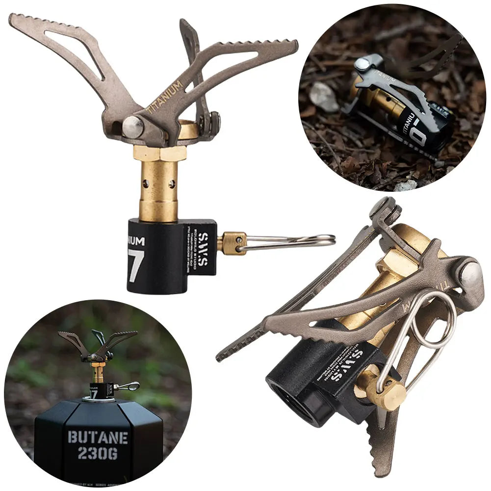2700W Ultralight Titanium Portable Gas Camping Stove 2700W Ultralight Titanium Portable Gas Camping Stove