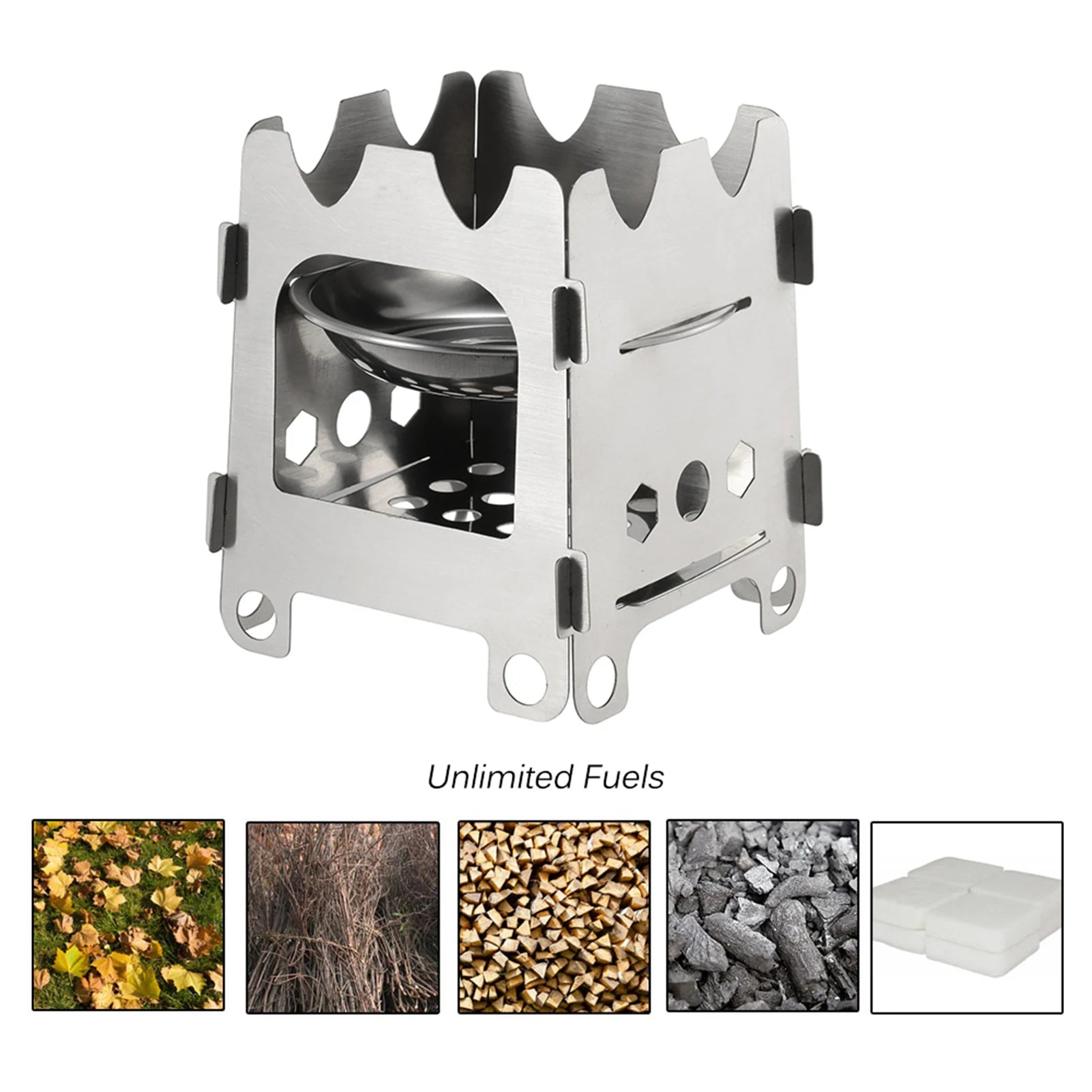 Portable Titanium Folding Camping Stove Portable Titanium Folding Camping Stove
