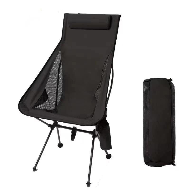 WESTTUNE Folding Camping Chair – Lightweight with Headrest & Aluminum Frame WESTTUNE Folding Camping Chair – Lightweight with Headrest & Aluminum Frame