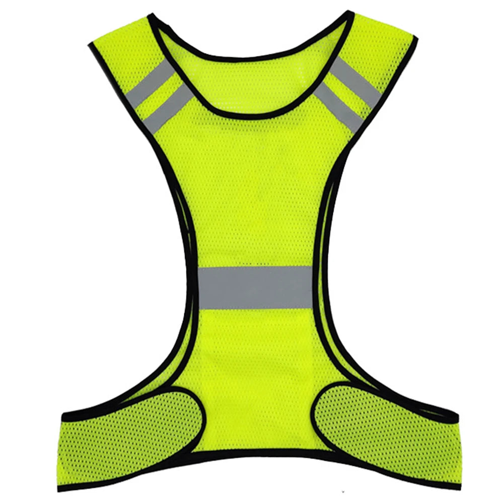 High-Visibility Reflective Running Safety Vest High-Visibility Reflective Running Safety Vest