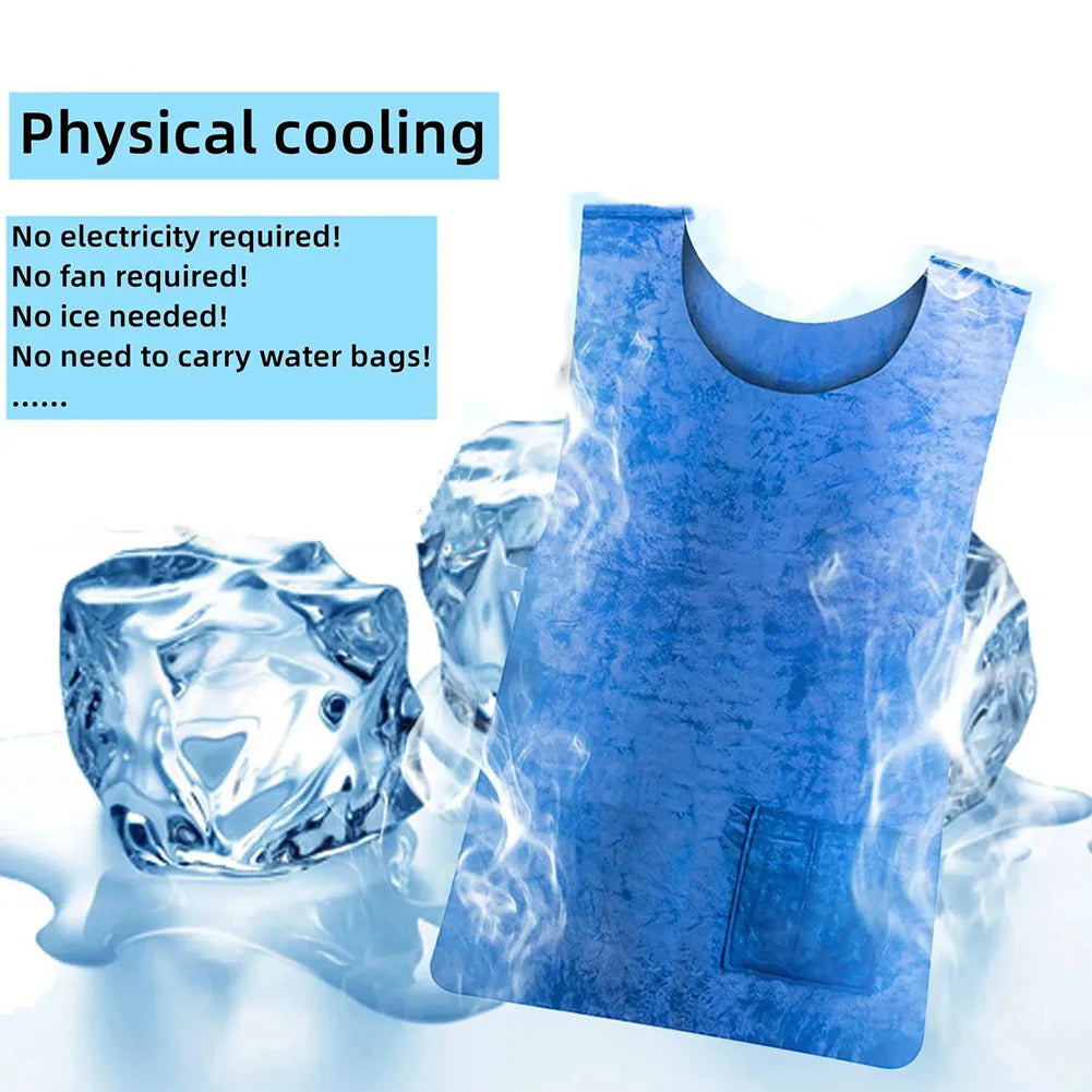 Reusable Summer Cooling Vest – Adjustable & Lightweight Reusable Summer Cooling Vest – Adjustable & Lightweight