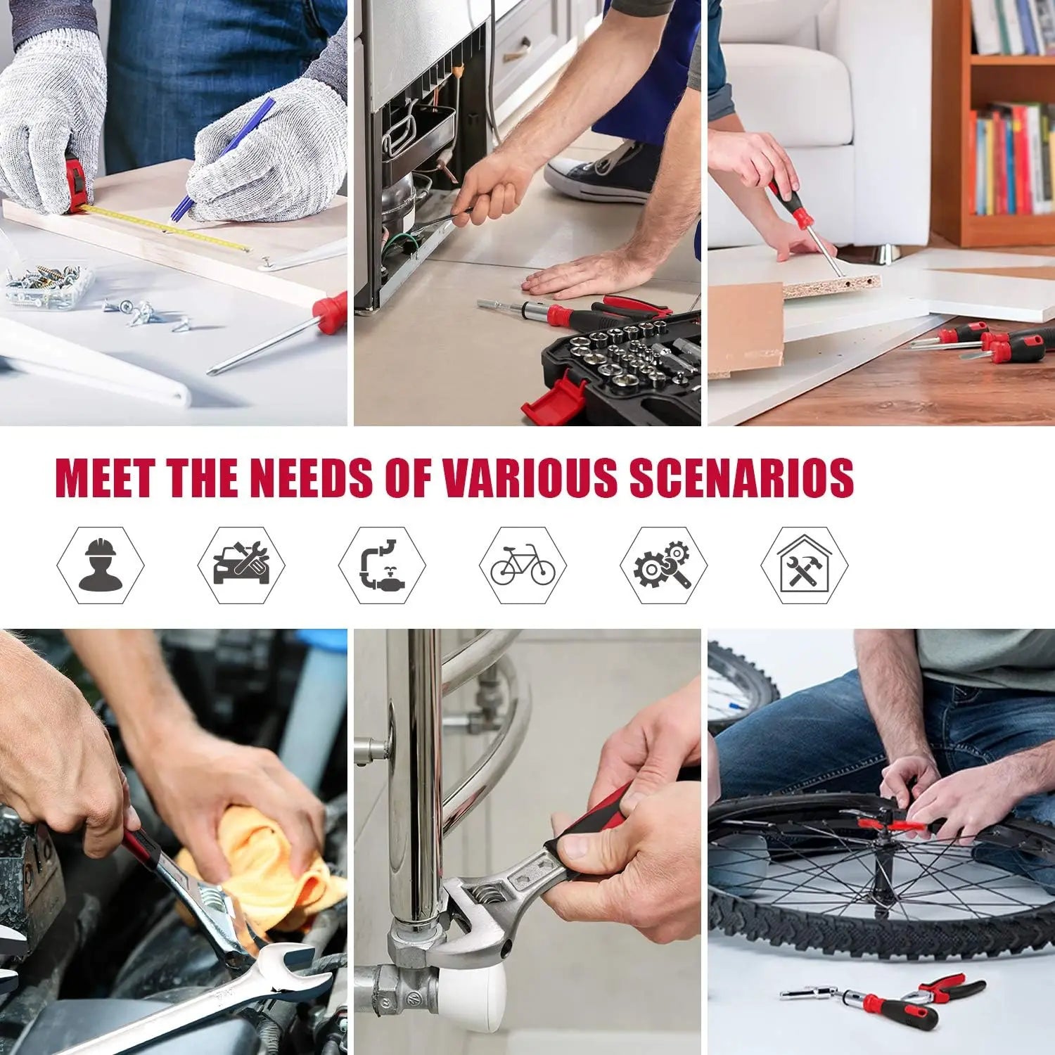 18-Piece Household & Auto Repair Tool Kit 18-Piece Household & Auto Repair Tool Kit