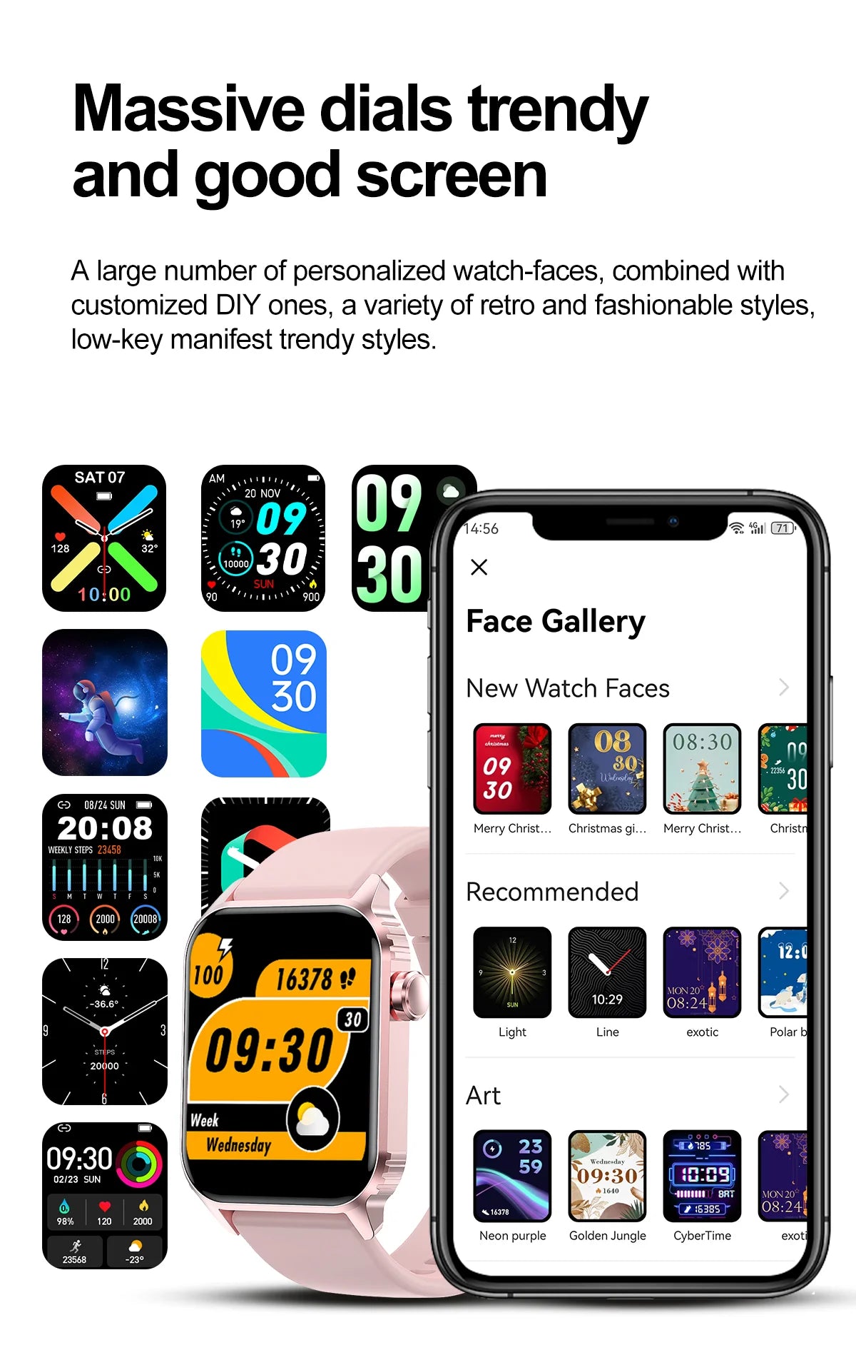 1.85 1.85" Smartwatch with Call & Fitness Tracker