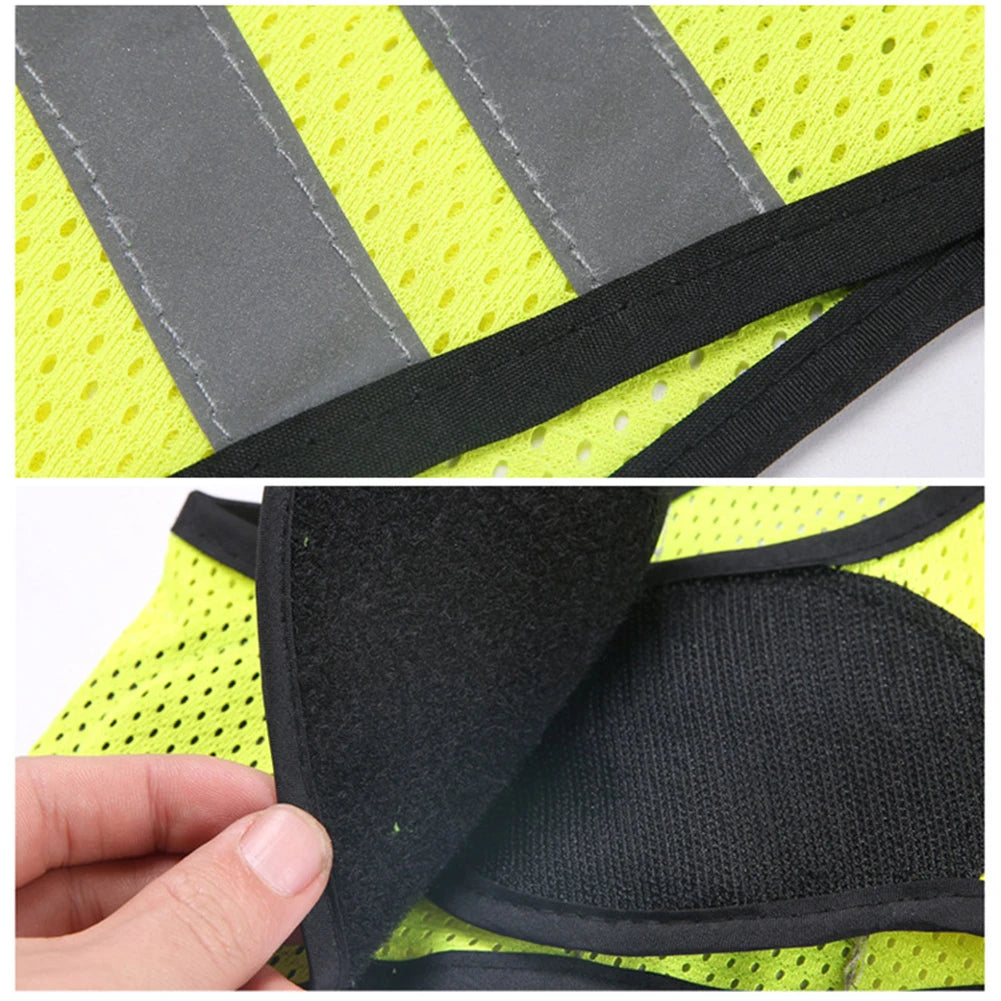 High-Visibility Reflective Running Safety Vest High-Visibility Reflective Running Safety Vest