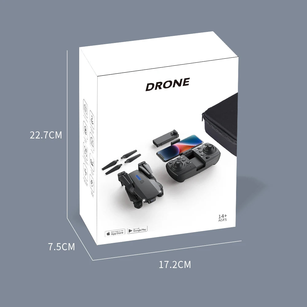 E88 Foldable Drone with 8K Dual Camera & WiFi FPV E88 Foldable Drone with 8K Dual Camera & WiFi FPV