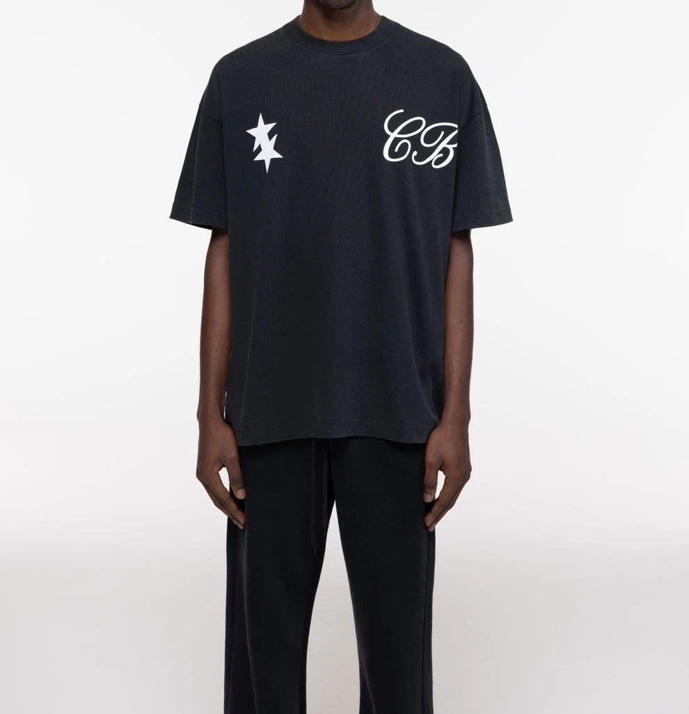 Men’s Letter Print Loose-Fit Short-Sleeve T-Shirt Men’s Letter Print Loose-Fit Short-Sleeve T-Shirt