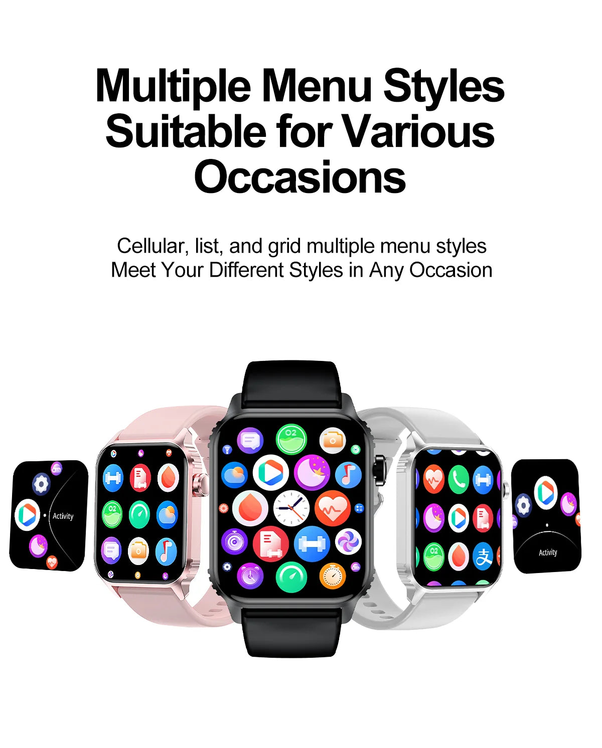 1.85 1.85" Smartwatch with Call & Fitness Tracker