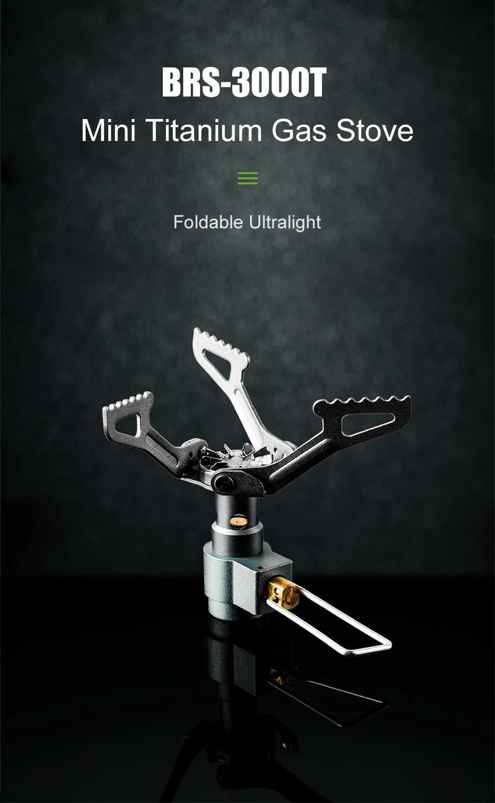 BRS-3000T Ultralight Titanium Camping Stove – 25g Mini Gas Burner for Hiking & Survival BRS-3000T Ultralight Titanium Camping Stove – 25g Mini Gas Burner for Hiking & Survival