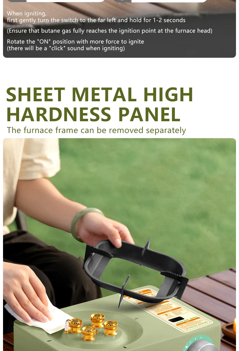 BISINNA 5800W Camping Stove – High-Power Portable Gas Burner for Outdoor Cooking BISINNA 5800W Camping Stove – High-Power Portable Gas Burner for Outdoor Cooking