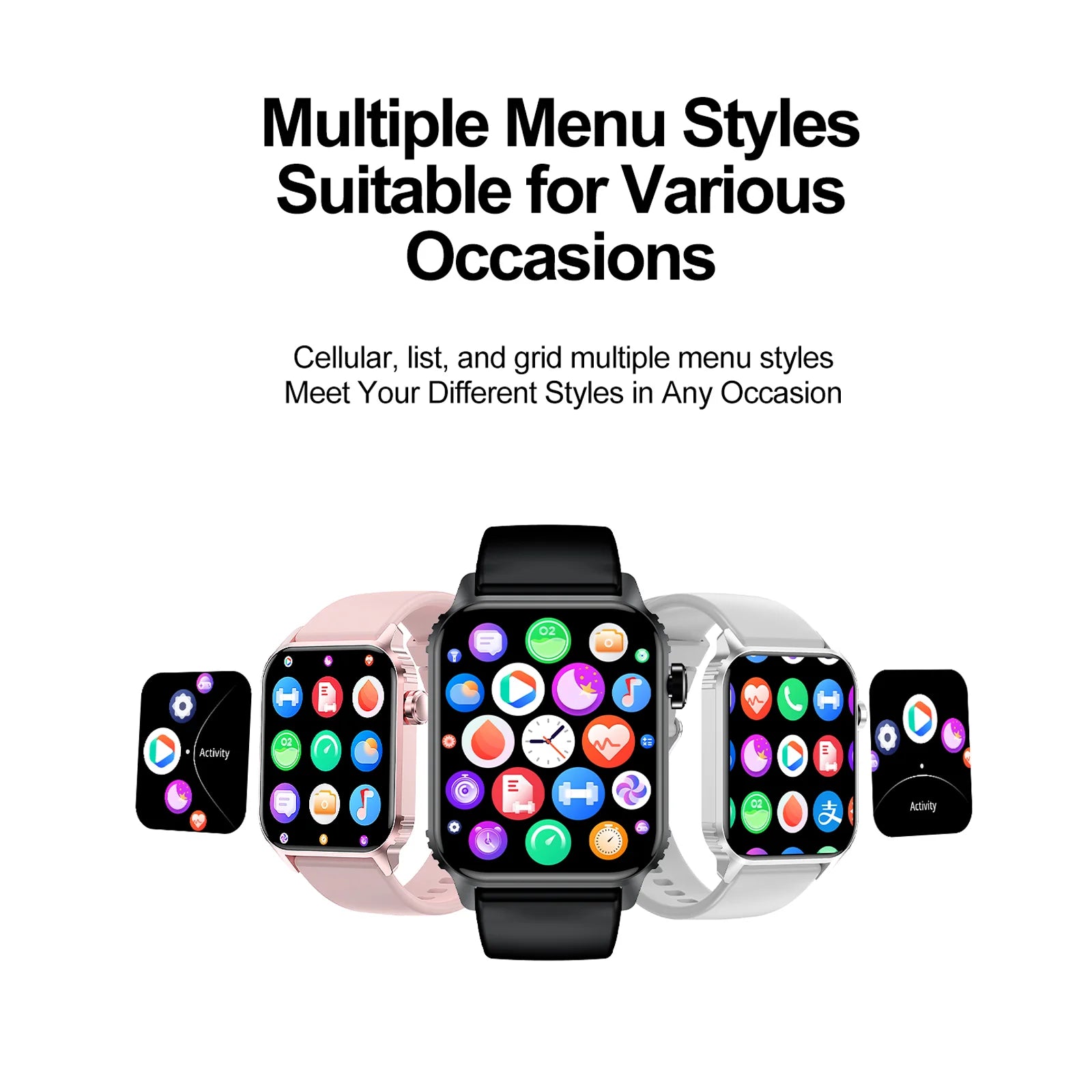 1.85 1.85" Smartwatch with Call & Fitness Tracker