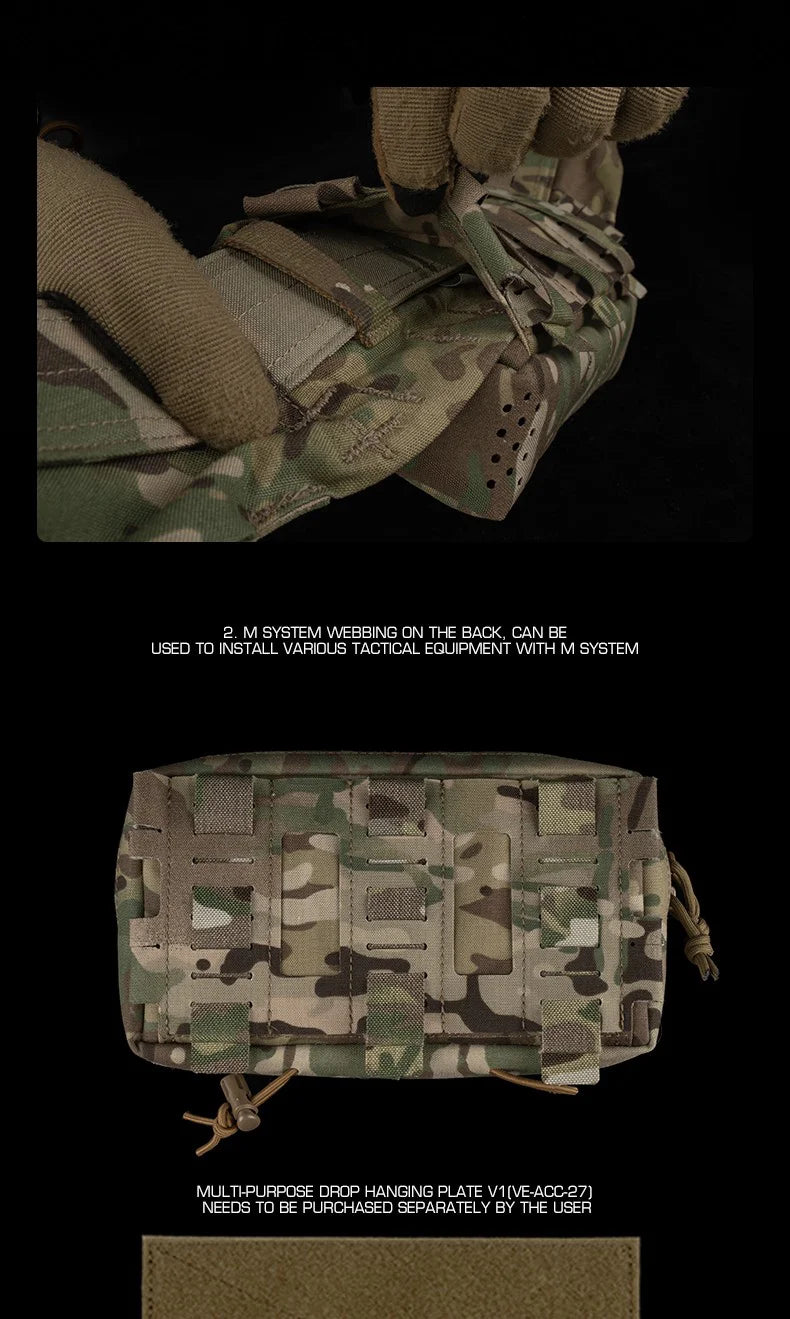 Multifunctional MOLLE GP Pouch – Tactical Travel Bag for Outdoor Gear Storage Multifunctional MOLLE GP Pouch – Tactical Travel Bag for Outdoor Gear Storage