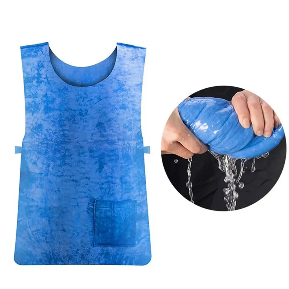 Reusable Summer Cooling Vest – Adjustable & Lightweight Reusable Summer Cooling Vest – Adjustable & Lightweight