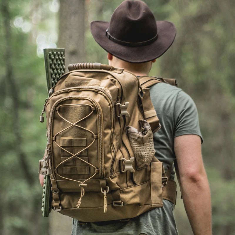 65L Tactical Hiking Backpack – Military Camping Rucksack