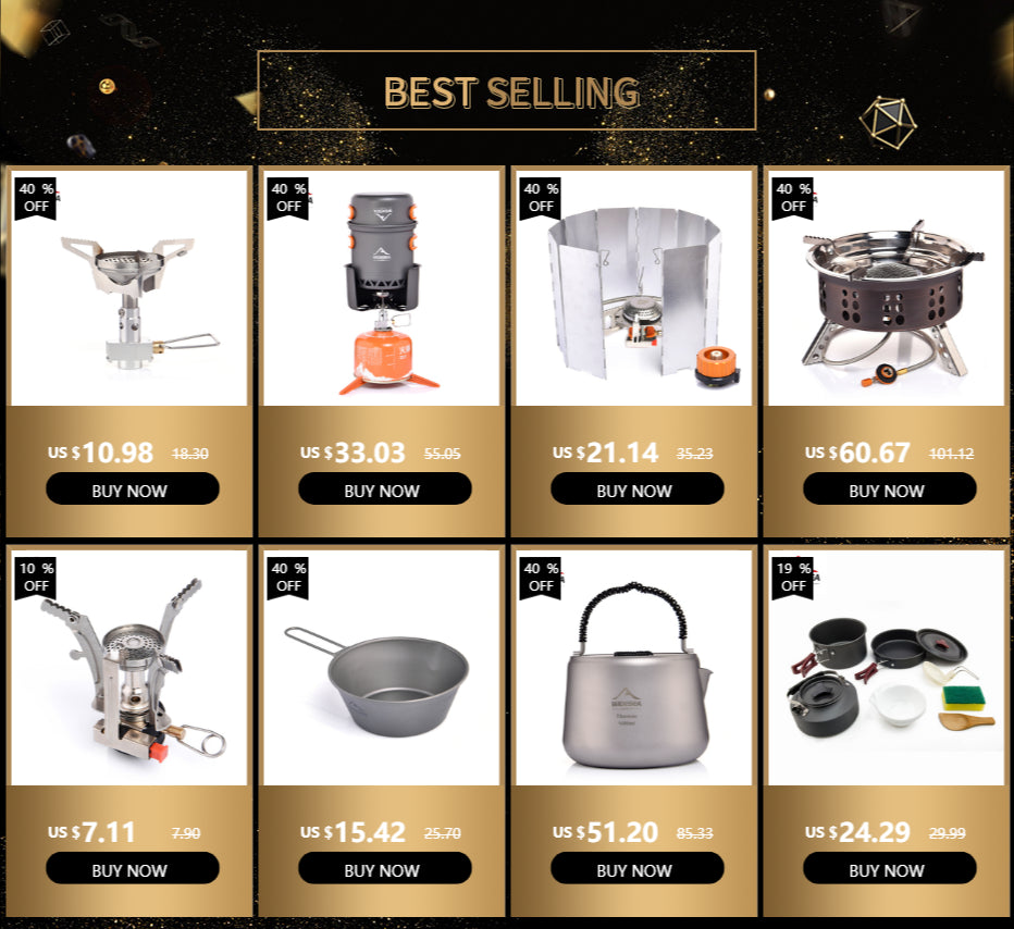 Widesea Camping Gas Stove – Portable Outdoor Burner for Hiking, Survival & Picnic Use