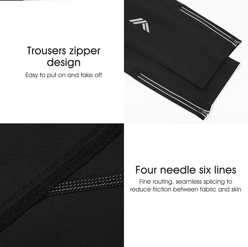 WEST BIKING Quick-Dry Reflective Sports Pants for Men