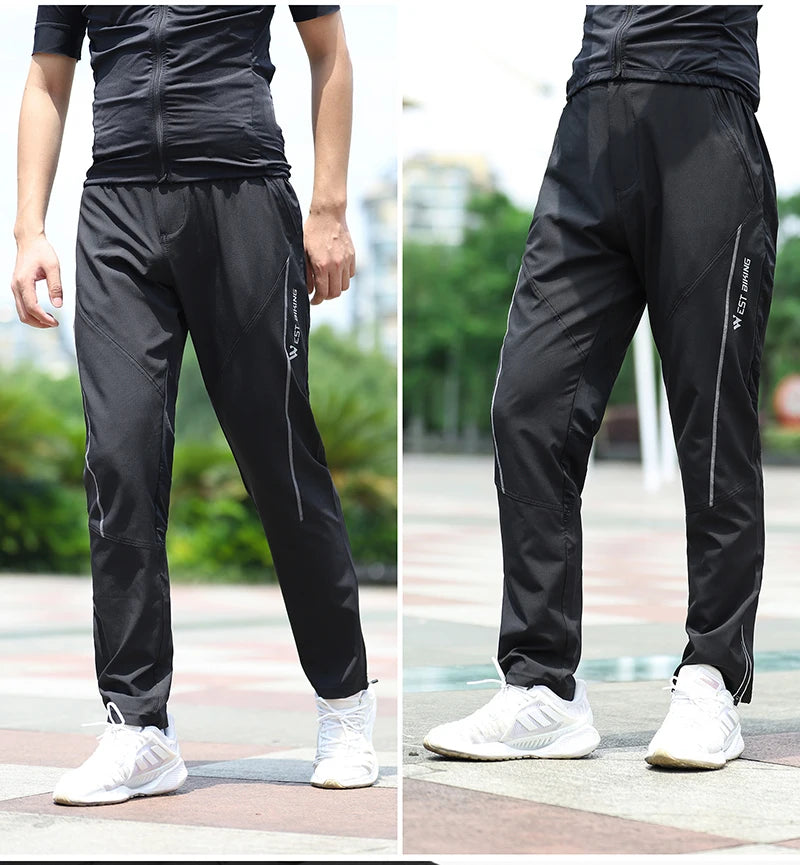 WEST BIKING Quick-Dry Reflective Sports Pants for Men