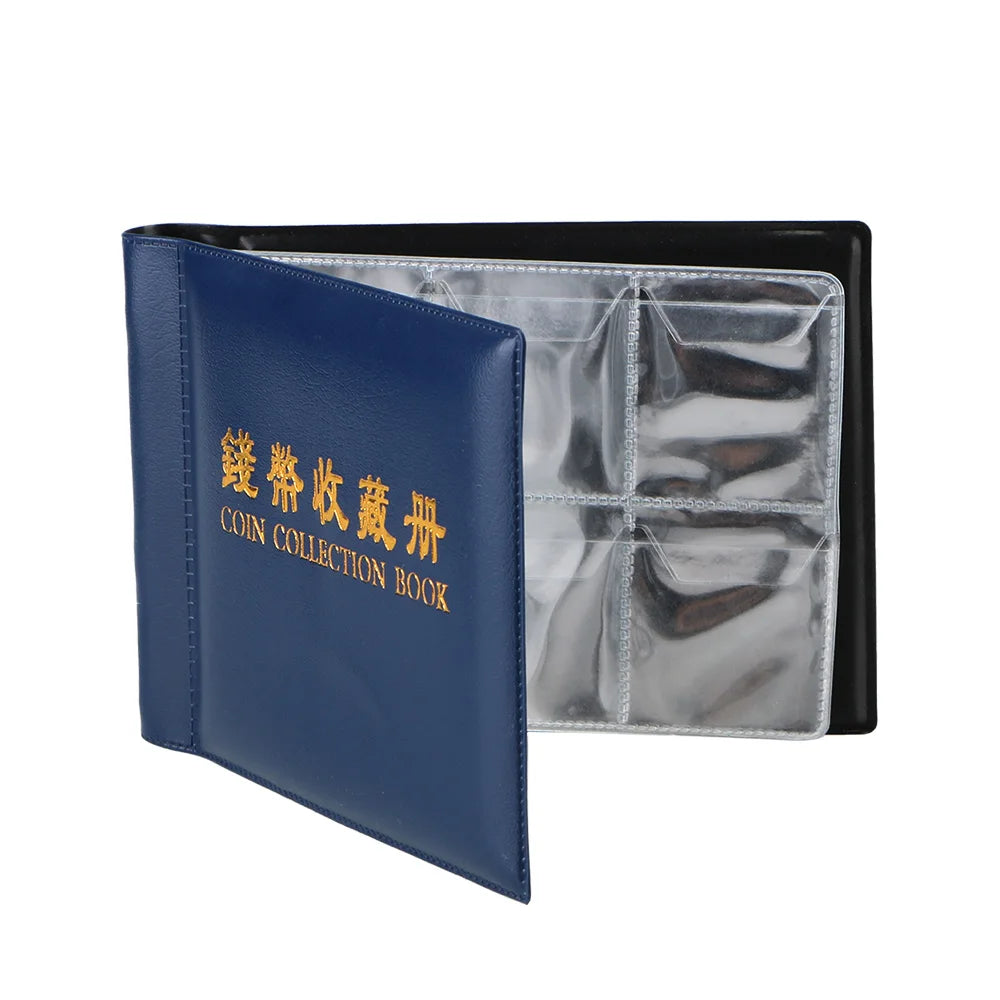 NICEYARD Coin Collection Album – 120/60 Pockets PU Leather Organizer Book