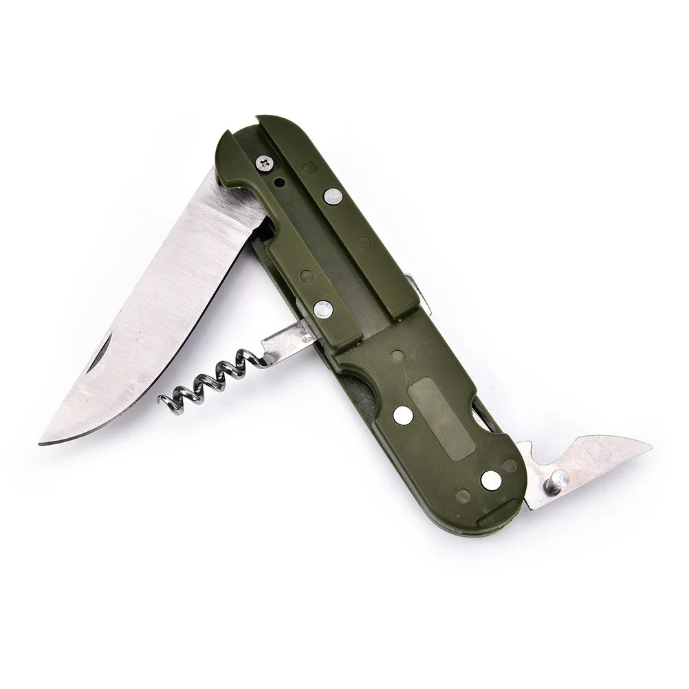 Stainless Steel Folding Camping Cutlery Set