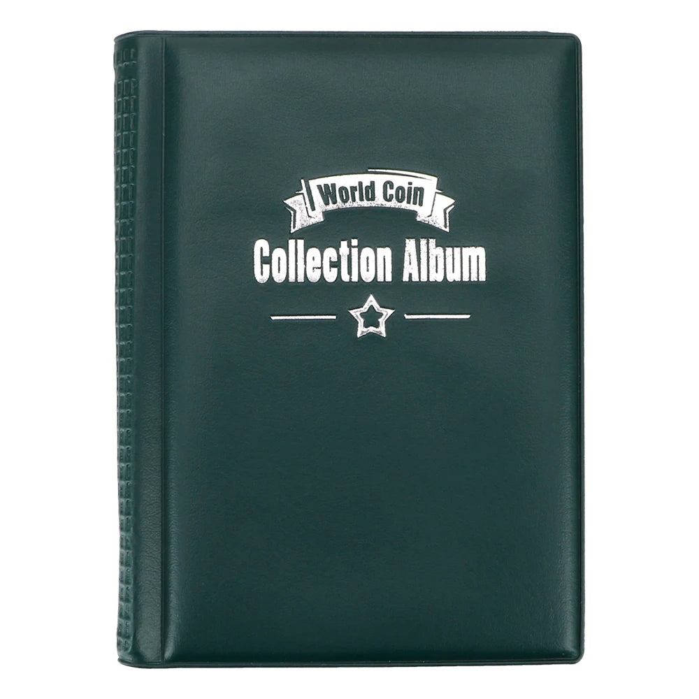 NICEYARD Coin Collection Album – 120/60 Pockets PU Leather Organizer Book