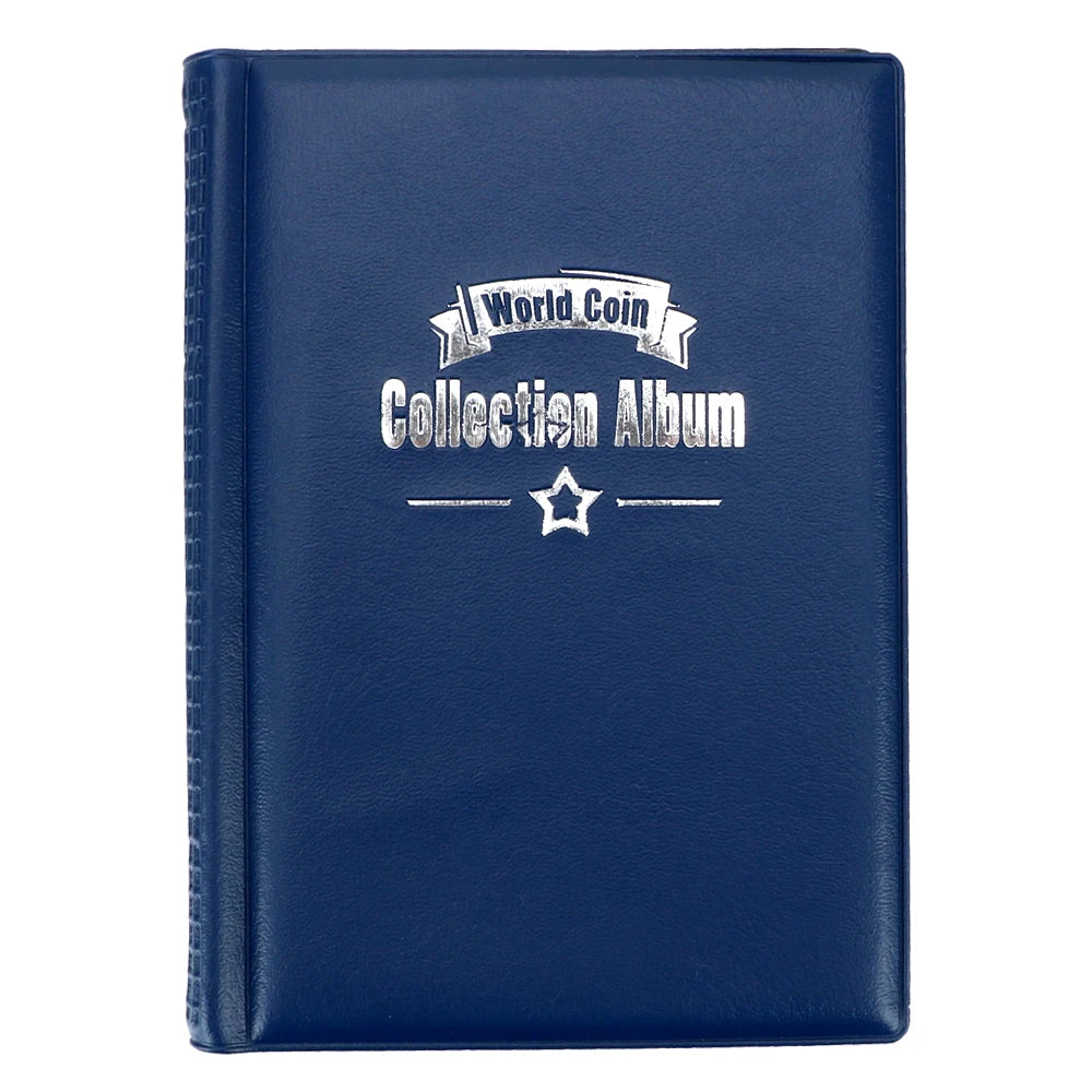 NICEYARD Coin Collection Album – 120/60 Pockets PU Leather Organizer Book
