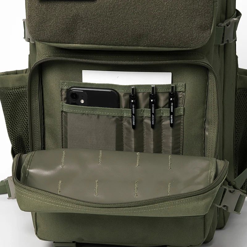 45L MOLLE Tactical Backpack with Bottle Holder