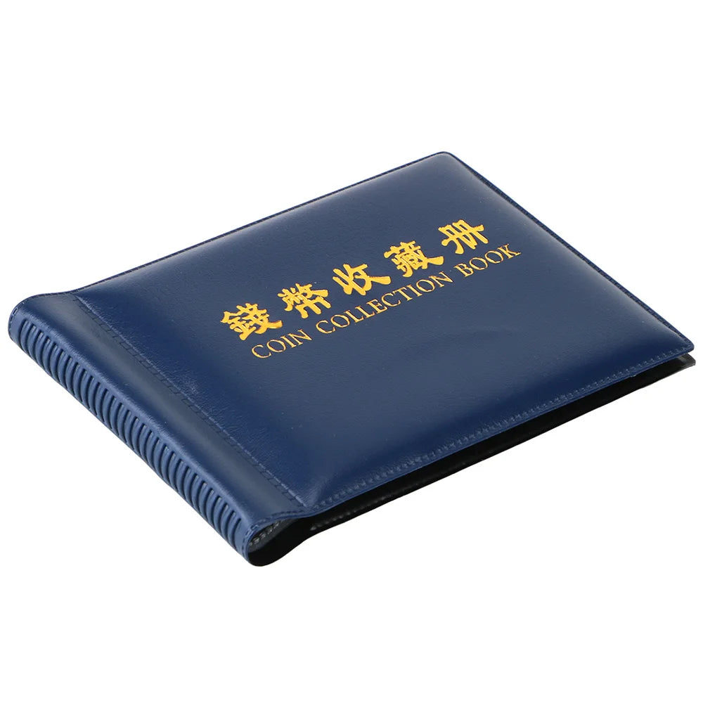 NICEYARD Coin Collection Album – 120/60 Pockets PU Leather Organizer Book