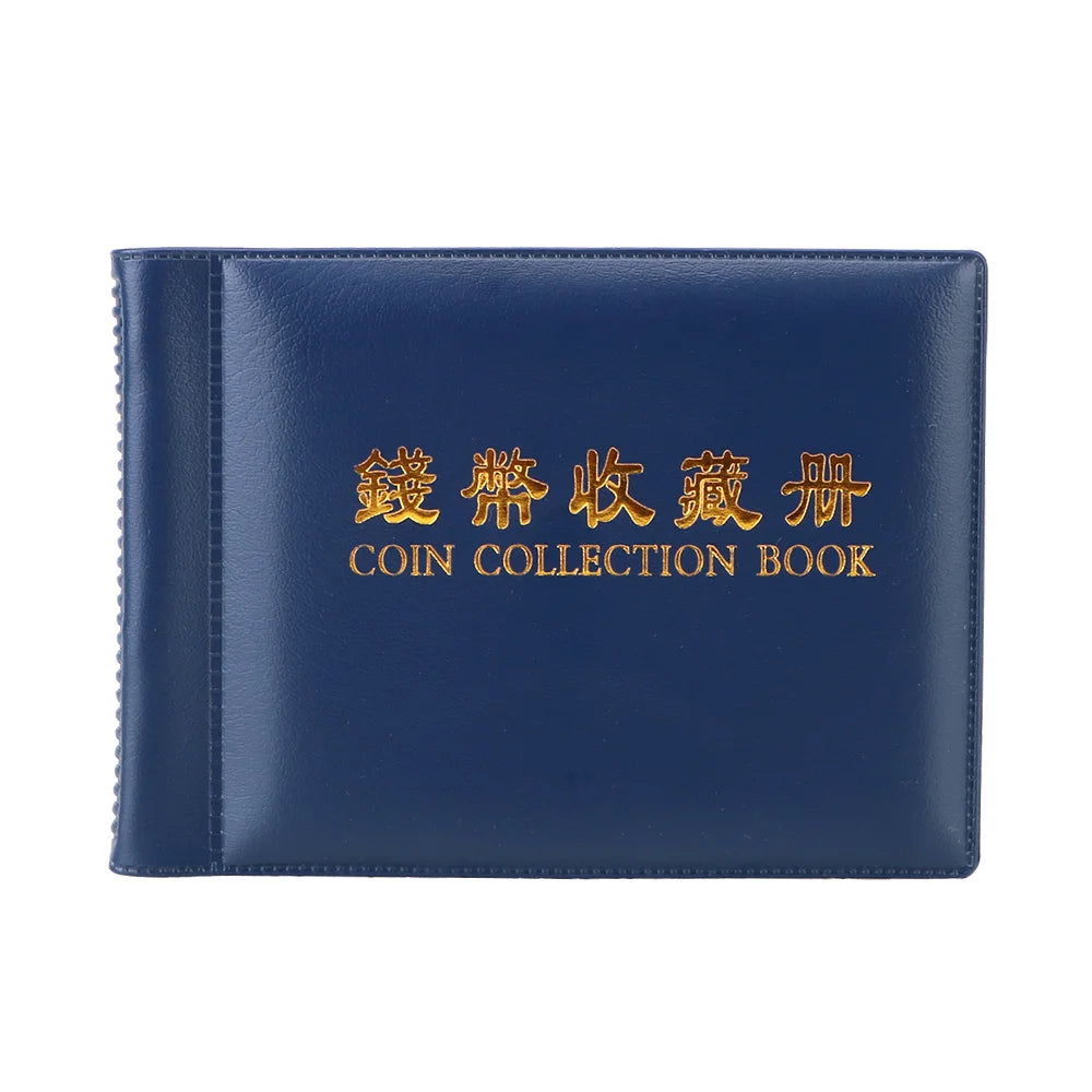 NICEYARD Coin Collection Album – 120/60 Pockets PU Leather Organizer Book