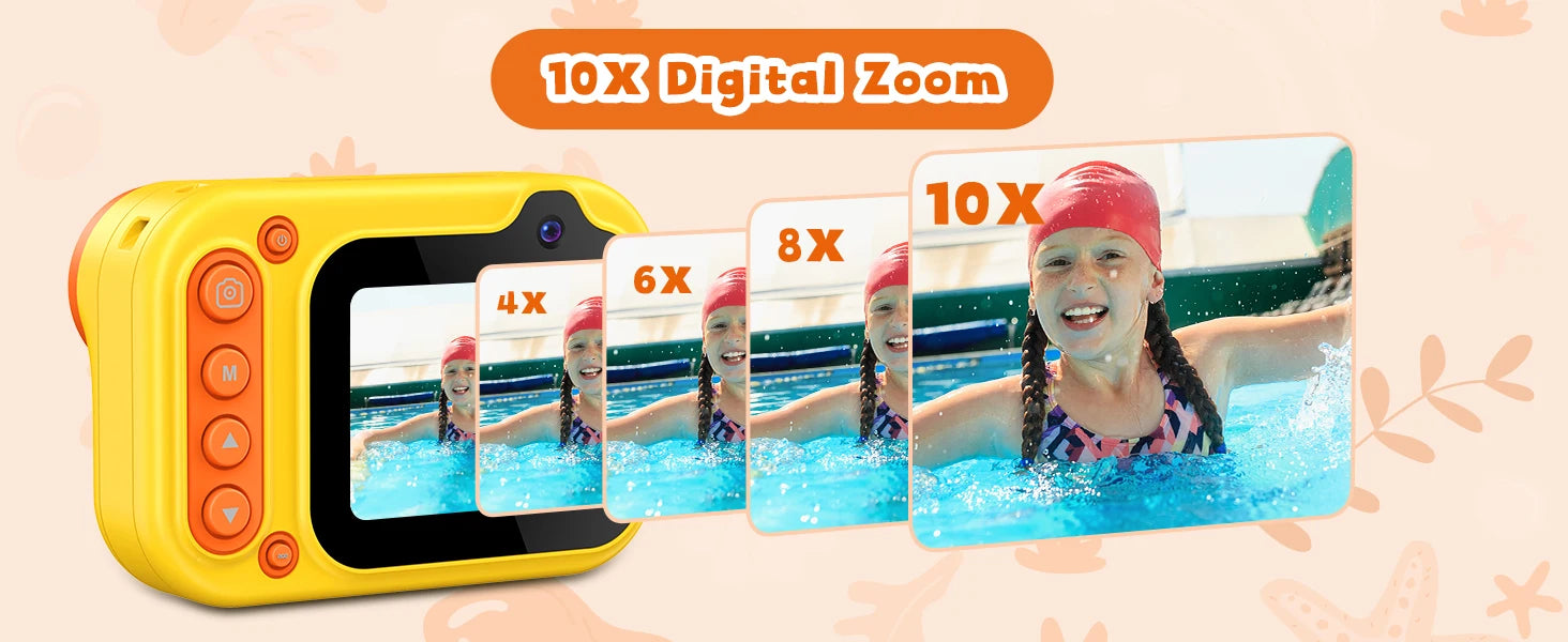 Waterproof Kids HD Camera with 32GB Card