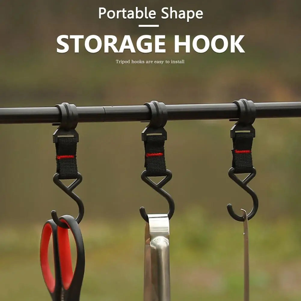 5/10pcs Multifunctional Cookware Hanging Hooks for Camping
