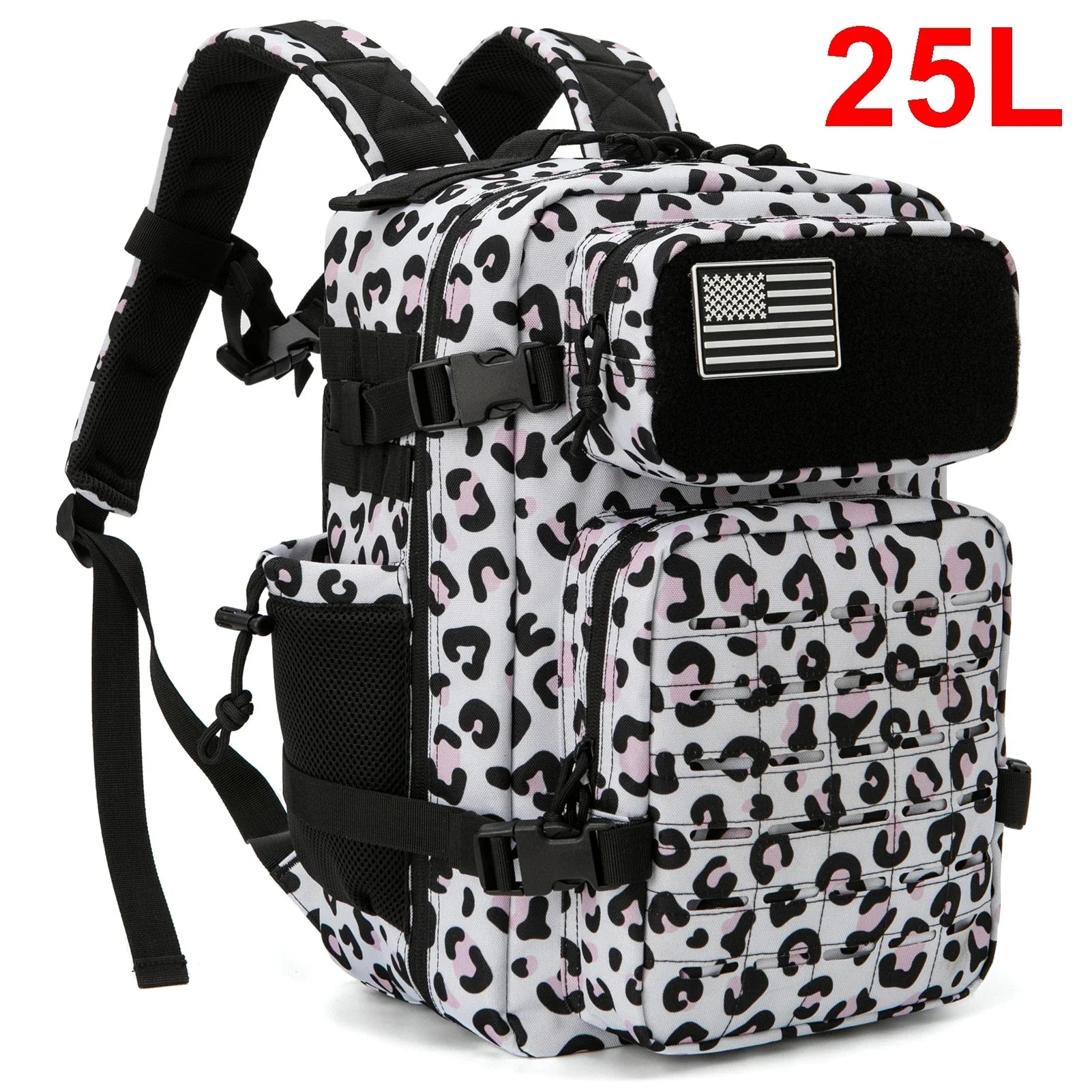 25L/45L Tactical Outdoor Survival Backpack with Bottle Holder
