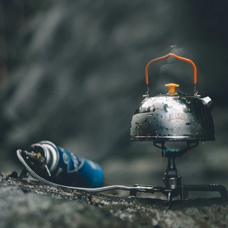 BRS-3000T Ultralight Titanium Camping Stove – 25g Mini Gas Burner for Hiking & Survival