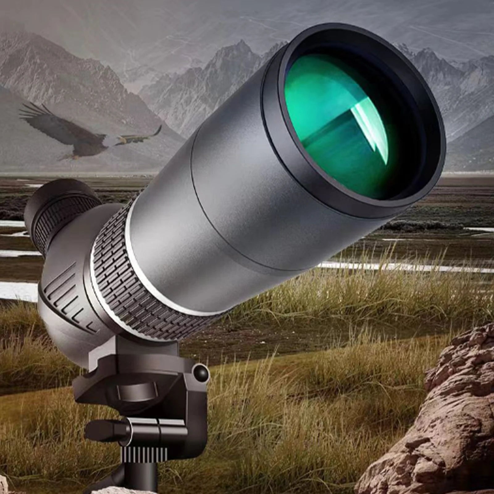 20–60x60 Spotting Scope with Phone Adapter & Tripod