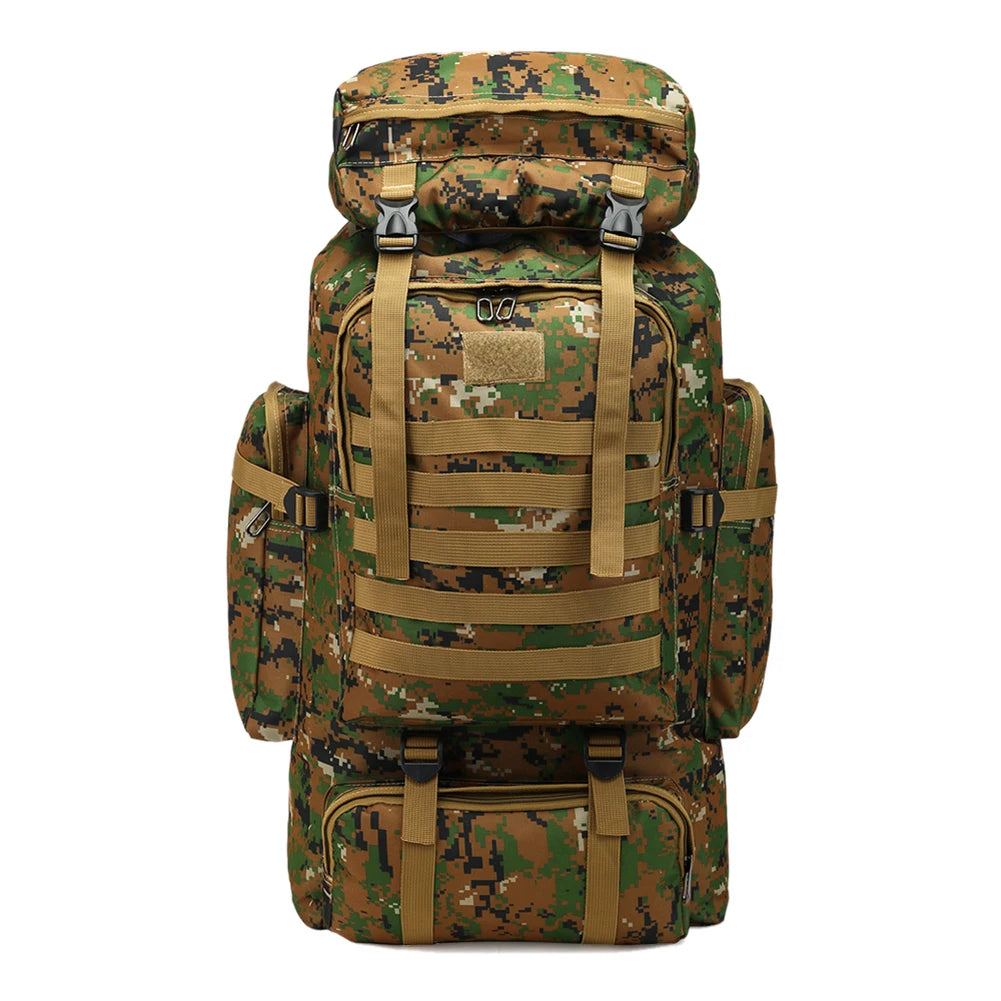 80L Waterproof Tactical Hiking & Climbing Backpack
