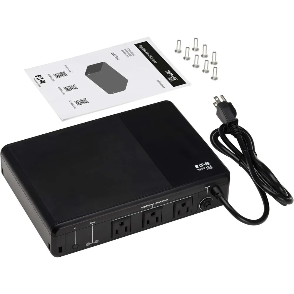350VA UPS Battery Backup with 3 Outlets – Wall Mountable
