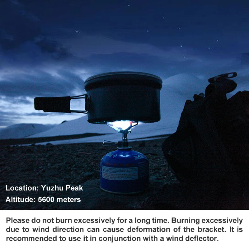 BRS-3000T Ultralight Titanium Camping Stove – 25g Mini Gas Burner for Hiking & Survival