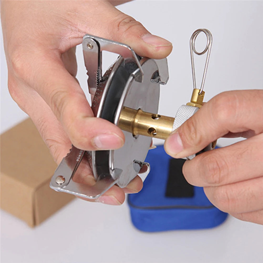 Portable Camping Gas Stove – Lightweight Outdoor Burner with Adjustable Flame & Storage Bag
